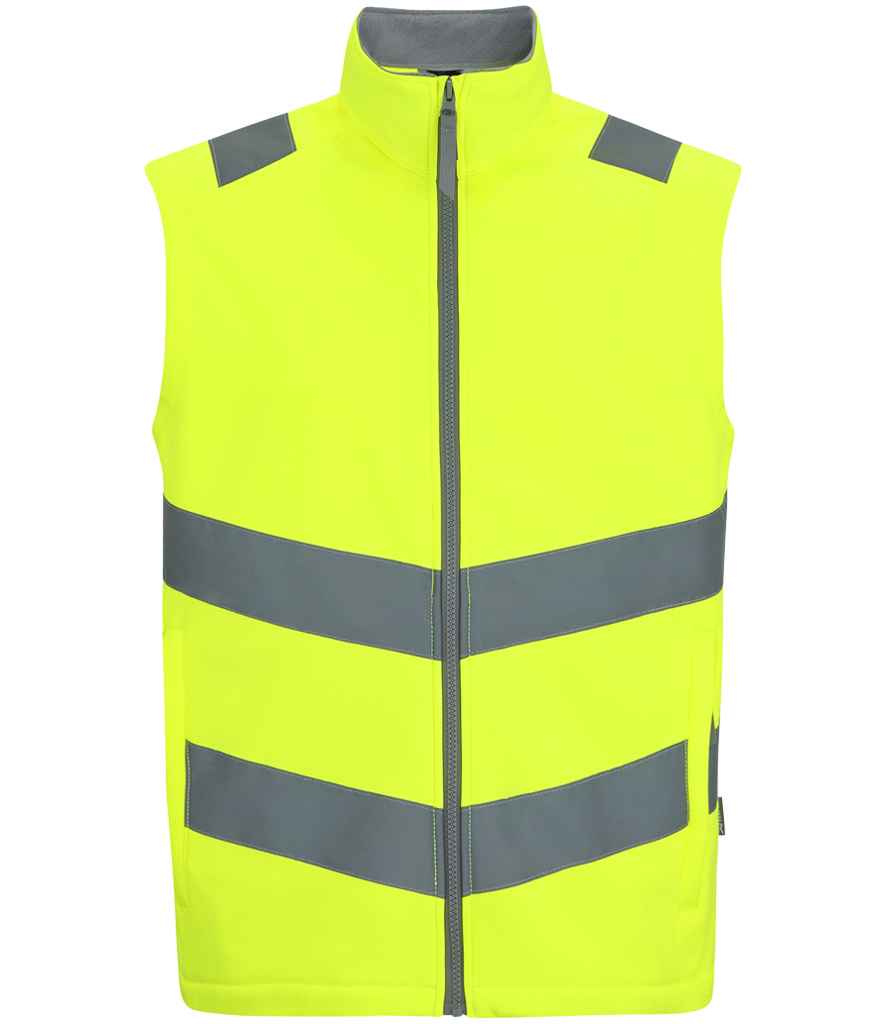 Regatta High Visibility Pro Contract Ablaze Soft Shell Bodywarmer