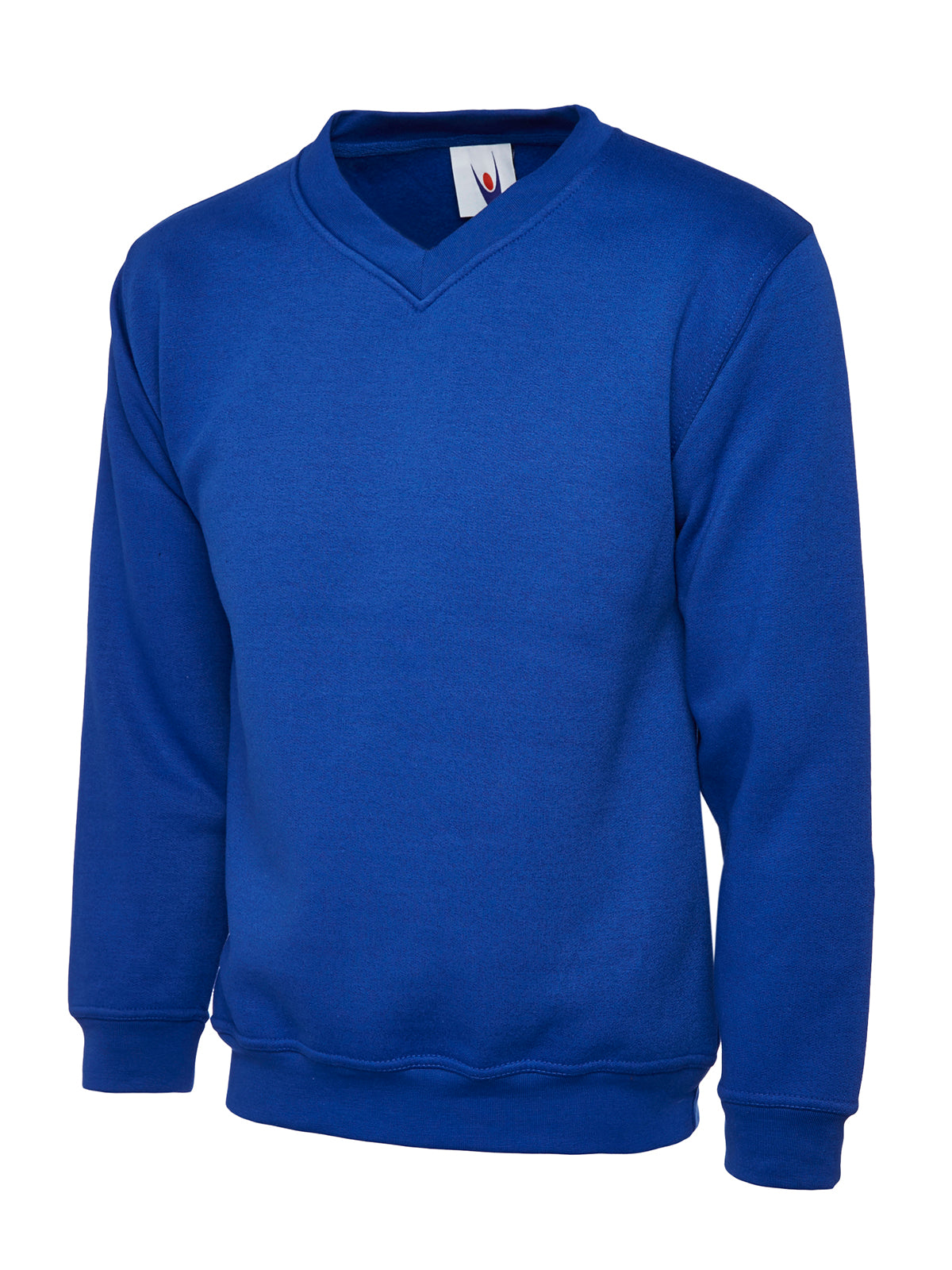 Uneek UC204 Classic V-Neck Sweatshirt โ Royal