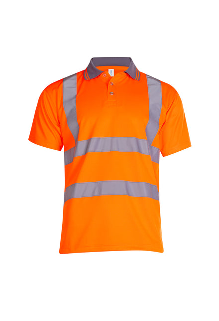 UC809 – Hi Viz Short Sleeve Polo Shirt