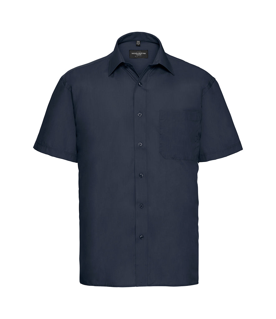 Russell Athletic Collection Short Sleeve Easy Care Poplin Shirt 935M