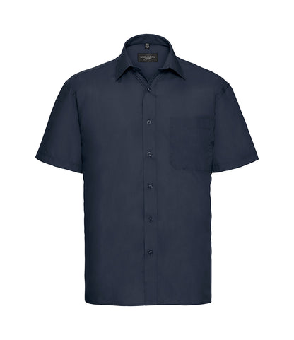 Russell Athletic Collection Short Sleeve Easy Care Poplin Shirt 935M