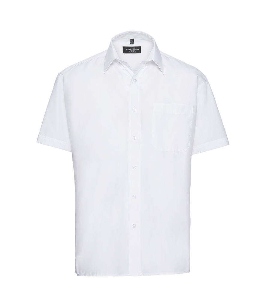 Russell Athletic Collection Short Sleeve Easy Care Poplin Shirt 935M