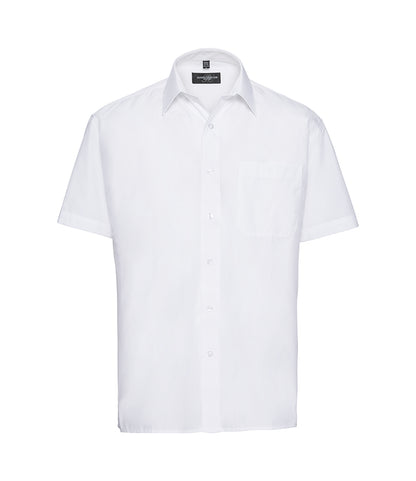 Russell Athletic Collection Short Sleeve Easy Care Poplin Shirt 935M