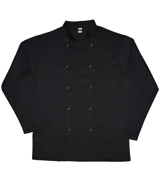Dennys Long Sleeve Chef's Jacket - BLK