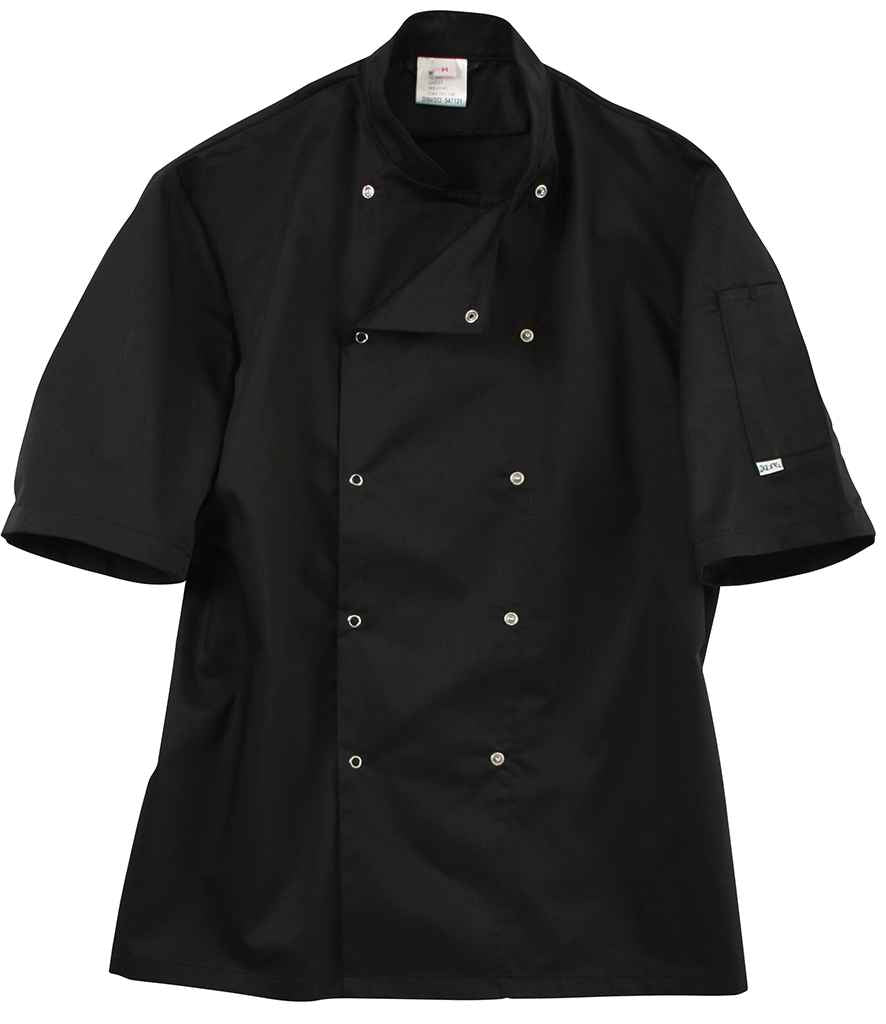 ADC Short Sleeve Coolmax® Chef's Jacket - BLK