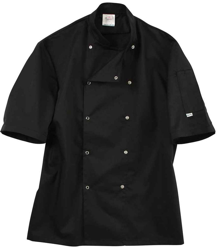 ADC Short Sleeve Coolmax® Chef's Jacket - BLK