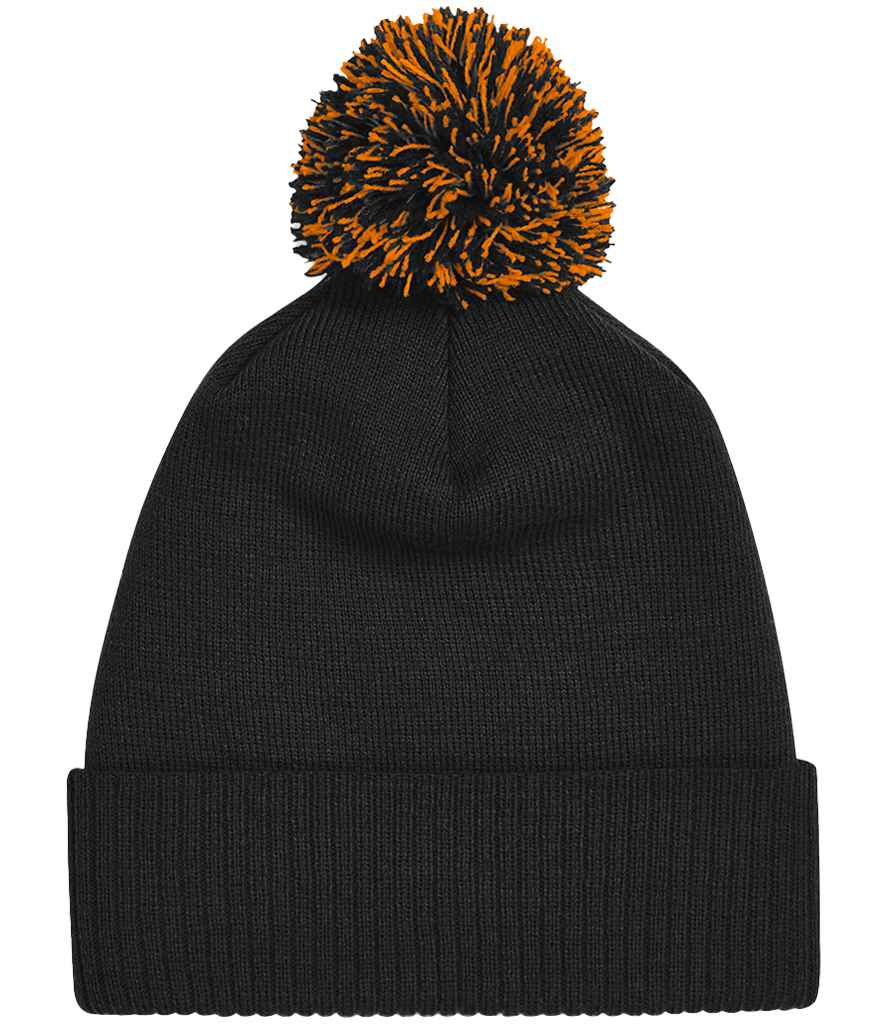 Beechfield Snowstar® Beanie - BK/OR