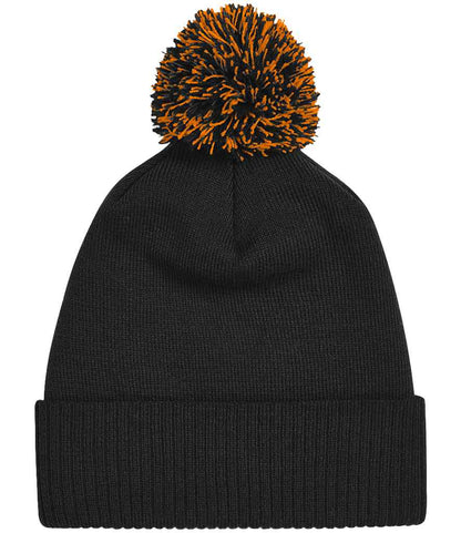 Beechfield Snowstar® Beanie - BK/OR