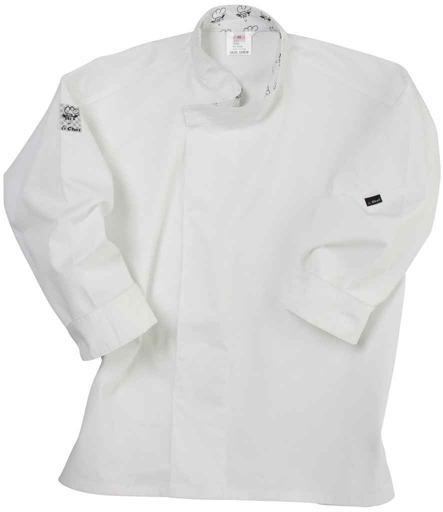 Le Chef Long Sleeve Academy Tunic - WHI