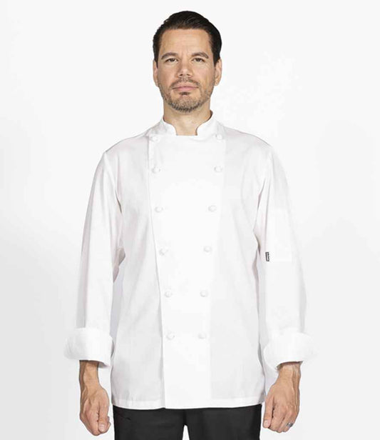 Le Chef Long Sleeve Luxe Jacket - WHI