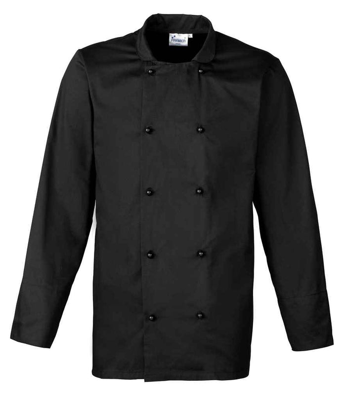 Premier Unisex Cuisine Chef's Jacket - BLK