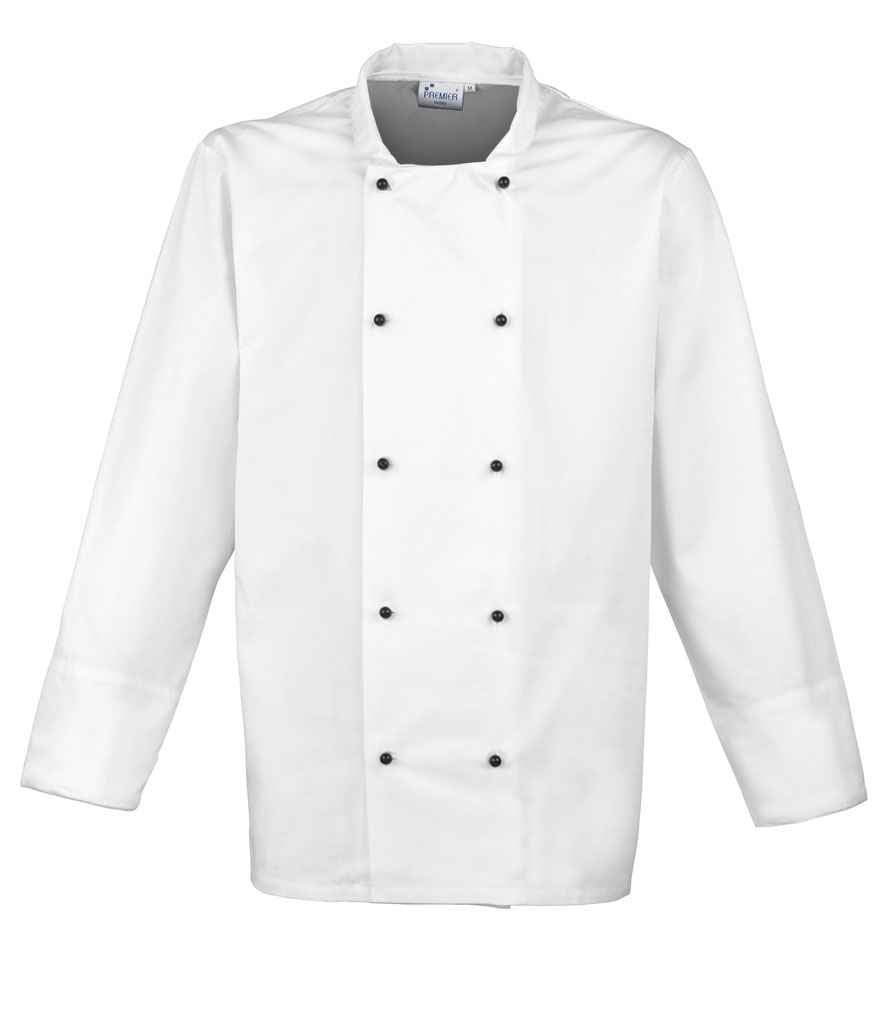 Premier Unisex Cuisine Chef's Jacket - WHI