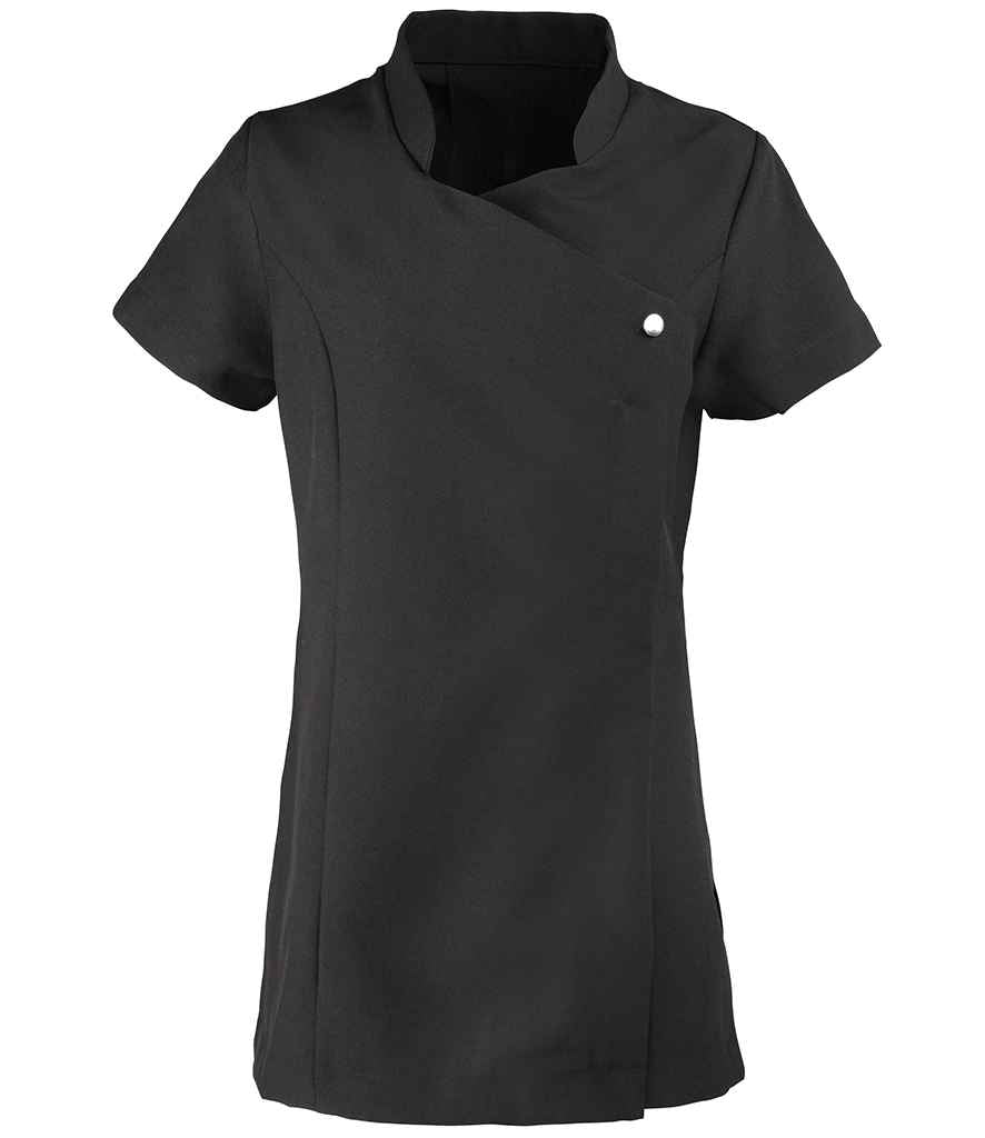 Premier Ladies Blossom Short Sleeve Tunic - BLK