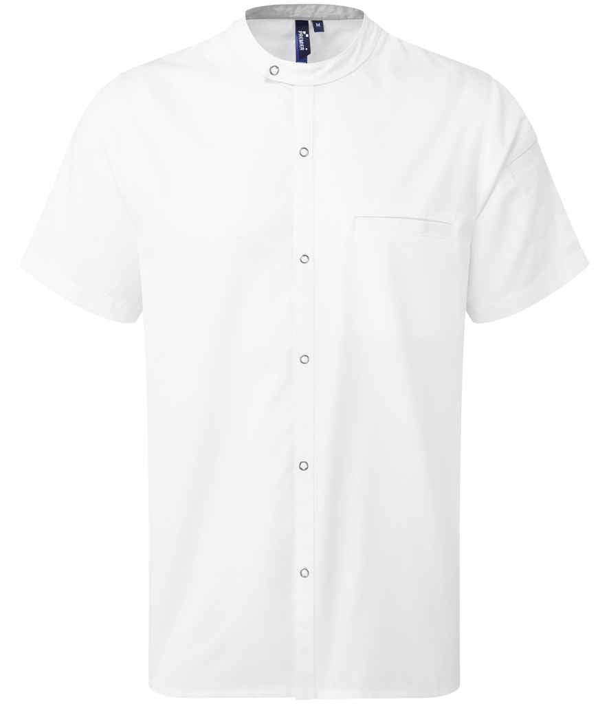 Premier Recyclight® Short Sleeve Chef's Shirt - WHI