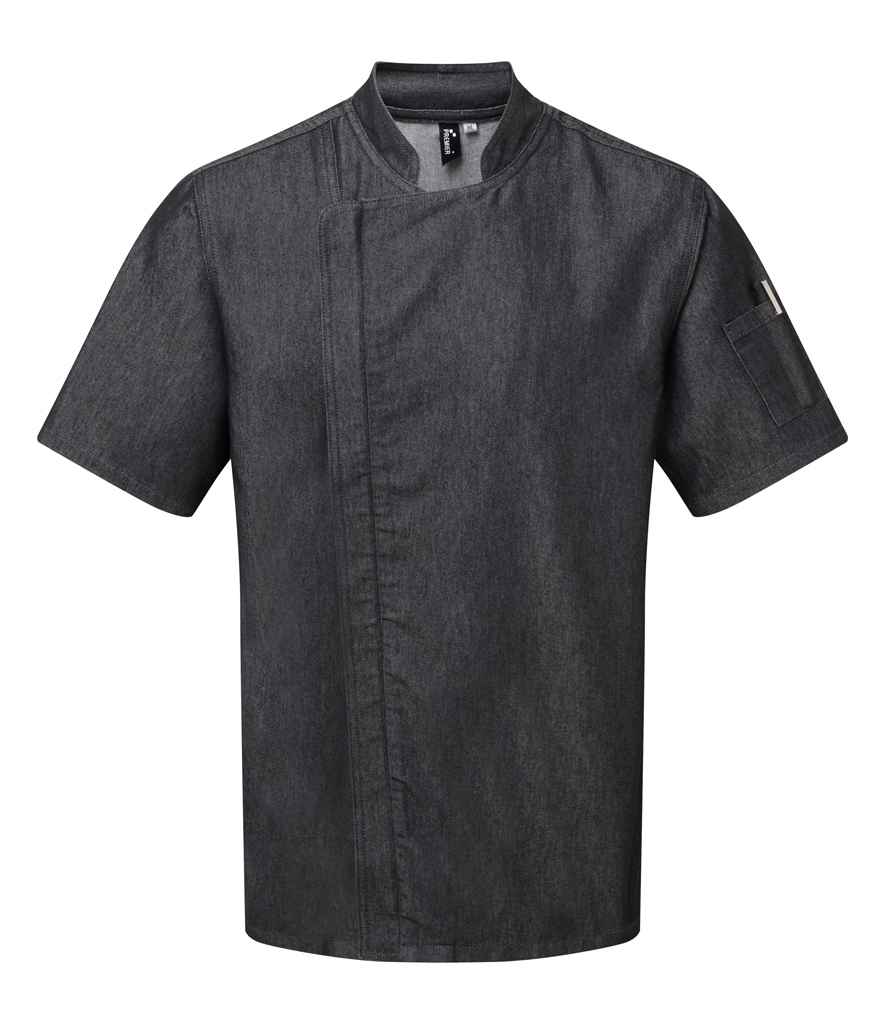 Premier Short Sleeve Zipped Chef's Jacket - BDM