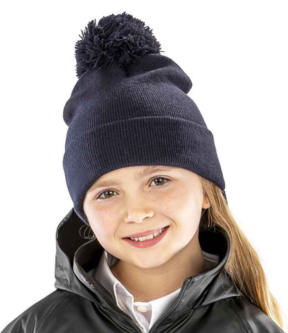 Result Core Kids Pom Pom Beanie - NAV
