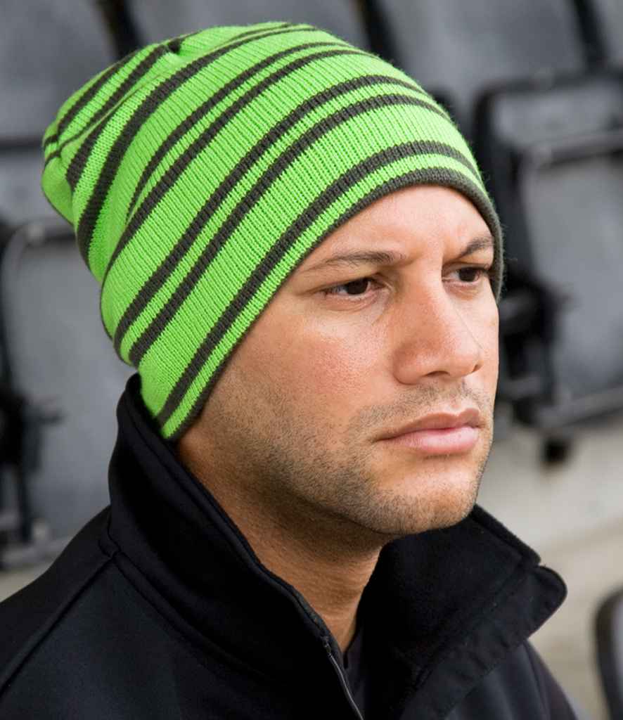 Result Team Reversible Beanie - LI/GY