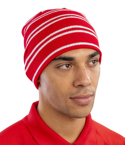 Result Team Reversible Beanie - RD/WH