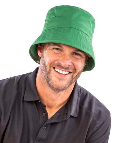 Result Core Recycled Bound Edge Bucket Hat - RC986 Black S/M