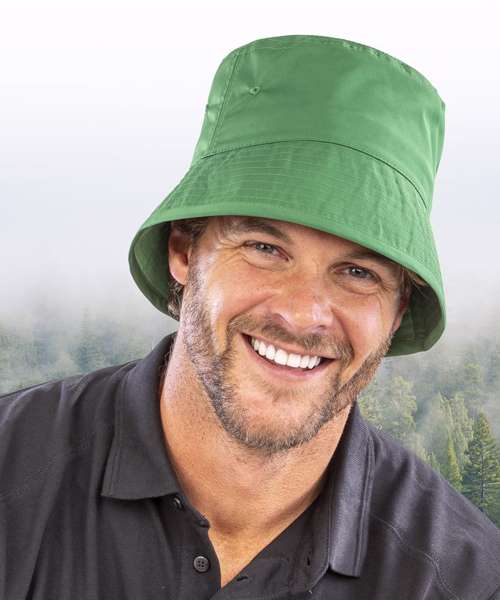 Result Core Recycled Bound Edge Bucket Hat - RC986 Black L/XL
