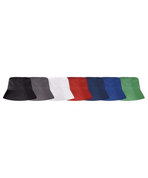 Result Core Recycled Bound Edge Bucket Hat - RC986 Grey L/XL