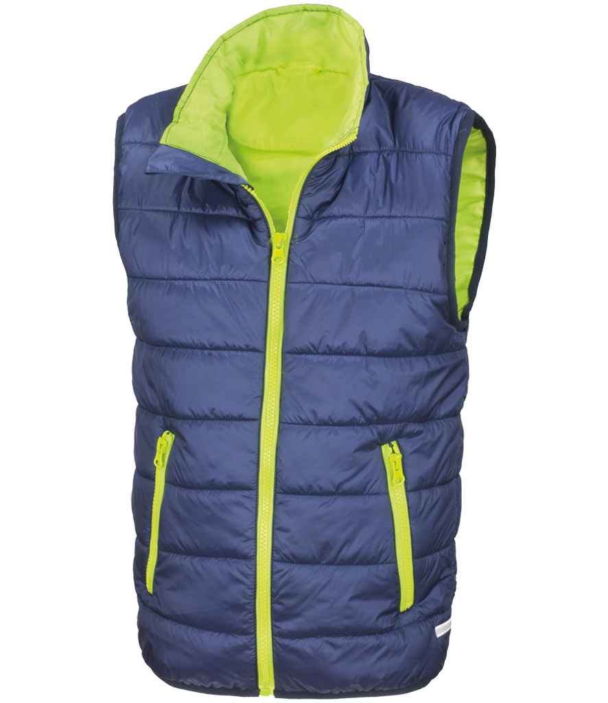 RS234B Navy/Lime Green Front