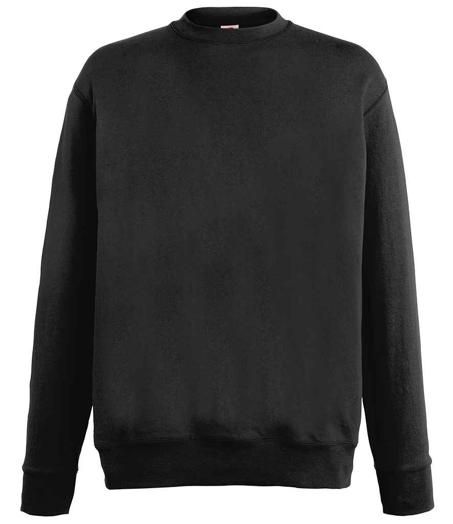 Fruit of the Loom Lightweight Drop Shoulder Sweatshirt - Black