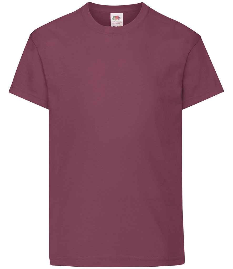 Fruit of the Loom Kids Original T-Shirt - Bur