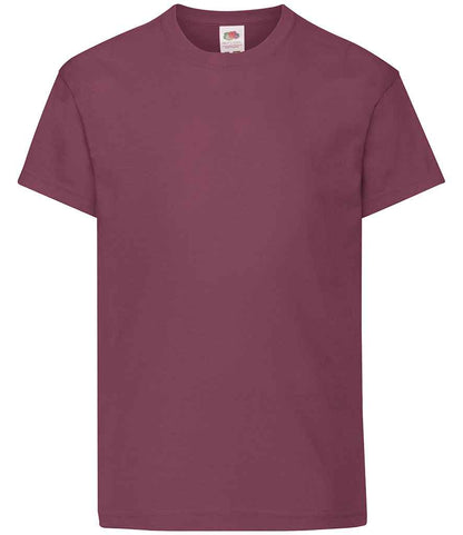 Fruit of the Loom Kids Original T-Shirt - Bur