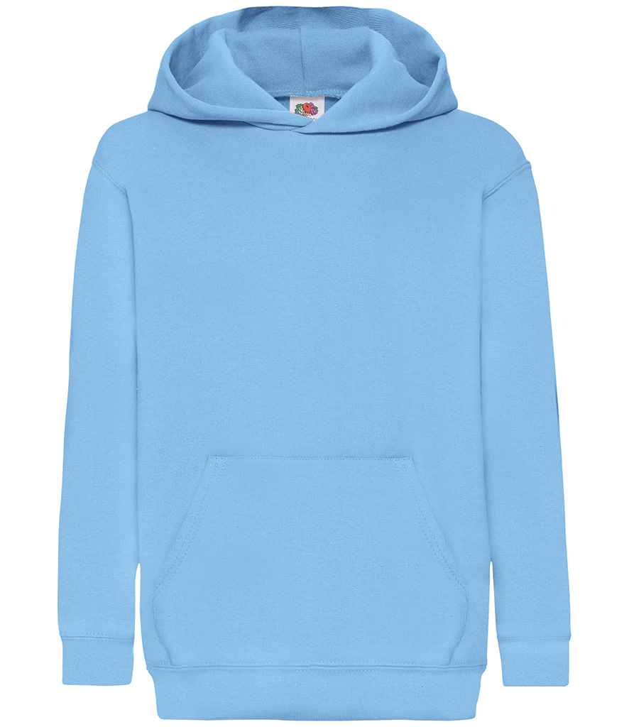 Fruit of the Loom Kids Classic Hooded Sweatshirt - Sky Blue