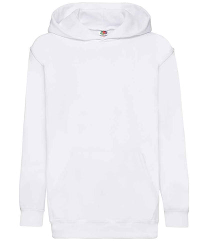 Fruit of the Loom Kids Classic Hooded Sweatshirt - Whi