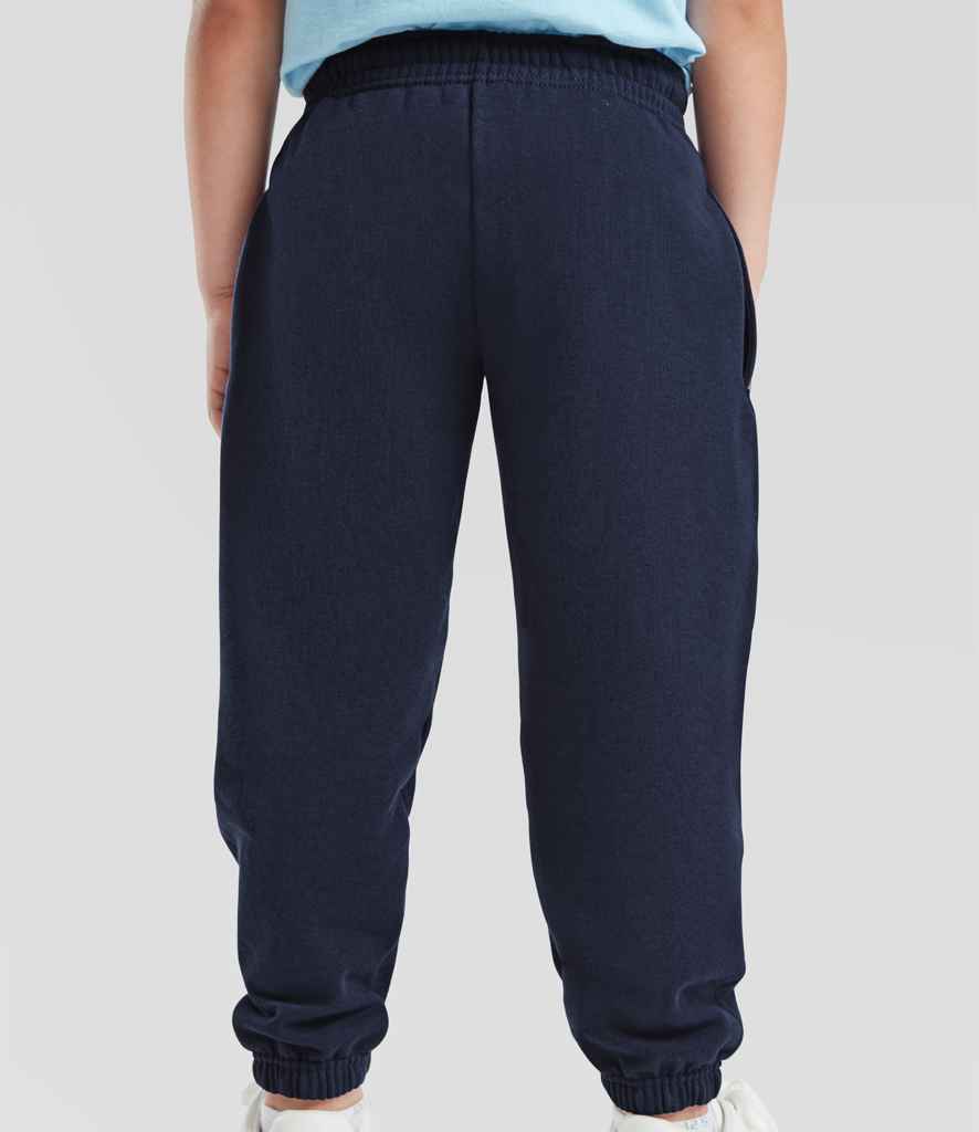 Fruit of the Loom Kids Elasticated Hem Jog Pants - Nav