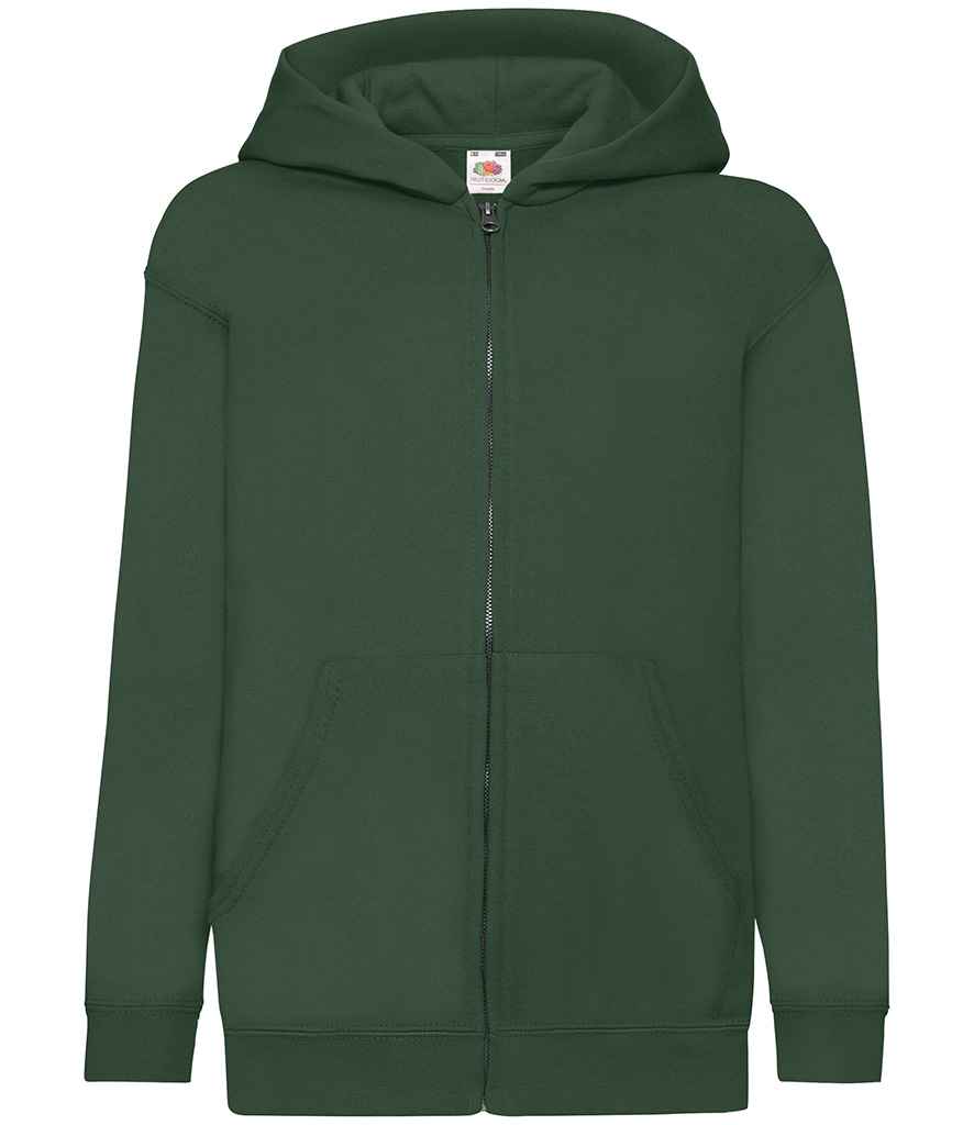Fruit of the Loom Kids Classic Zip Hooded Sweatshirt - Bot