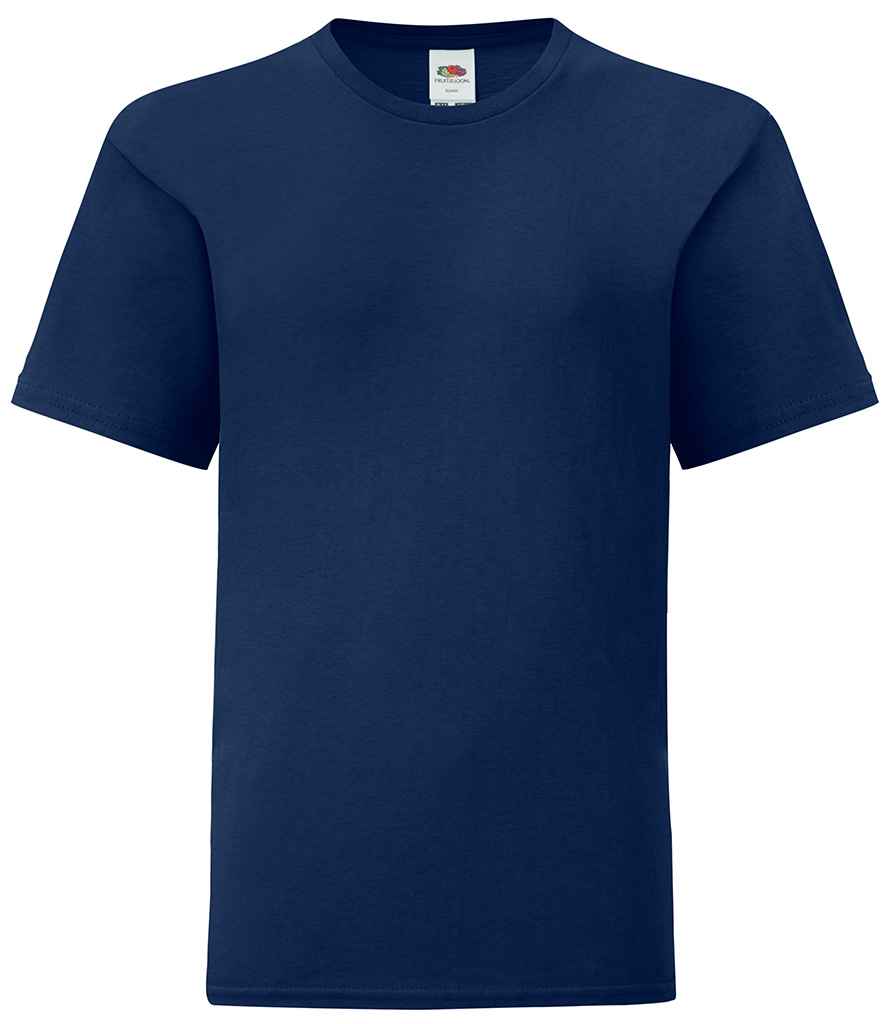 Fruit of the Loom Kids Iconic 150 T-Shirt - Nav