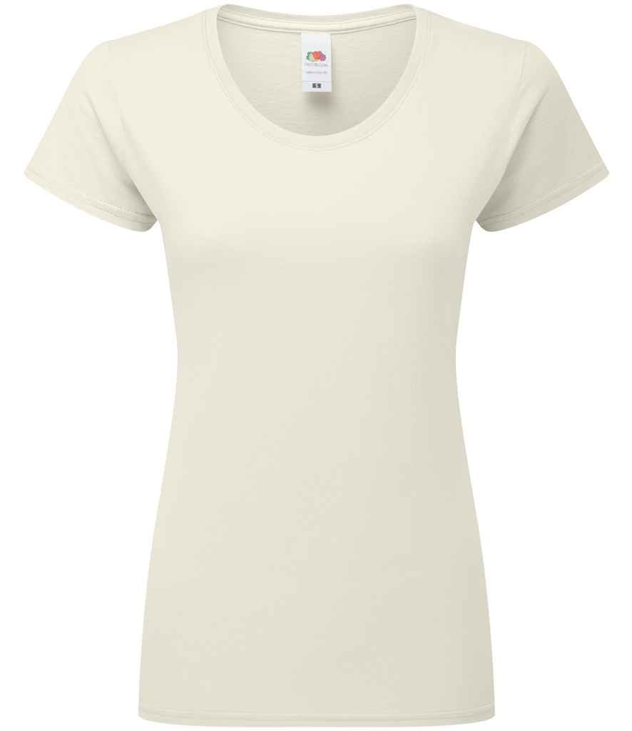 Fruit of the Loom Ladies Iconic 195 T-Shirt - Nat