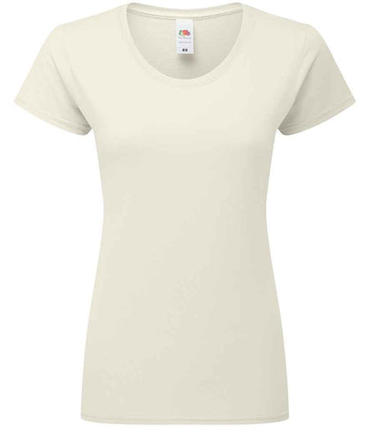Fruit of the Loom Ladies Iconic 195 T-Shirt - Nat