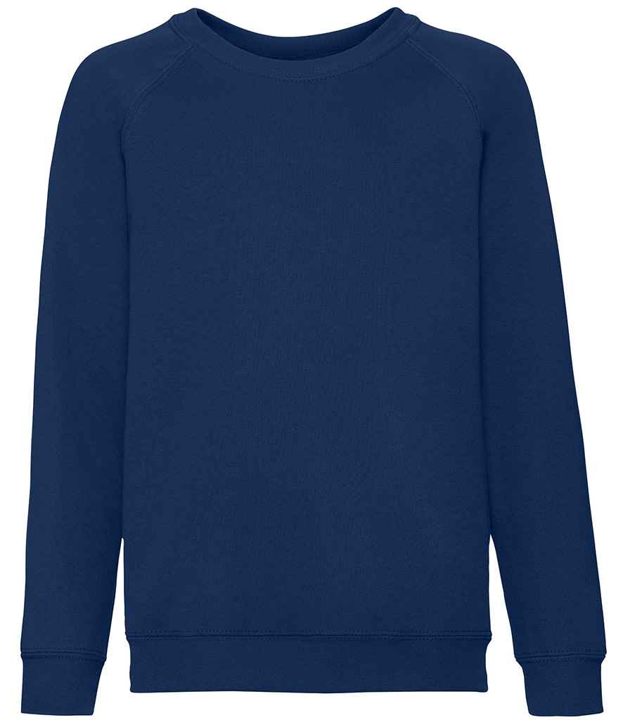 Fruit of the Loom Kids Classic Raglan Sweatshirt - Nav
