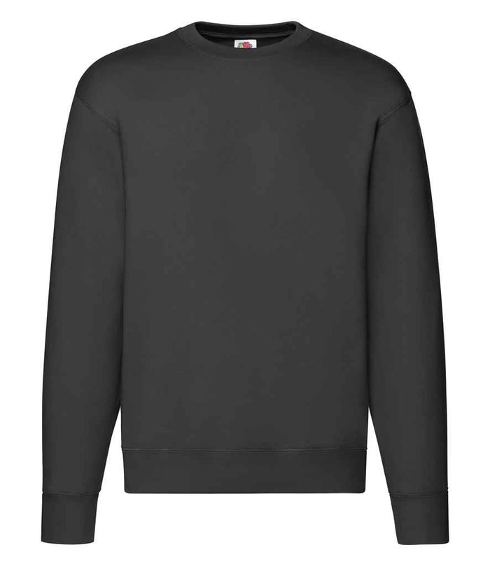 Fruit of the Loom Premium Drop Shoulder Sweatshirt - Black