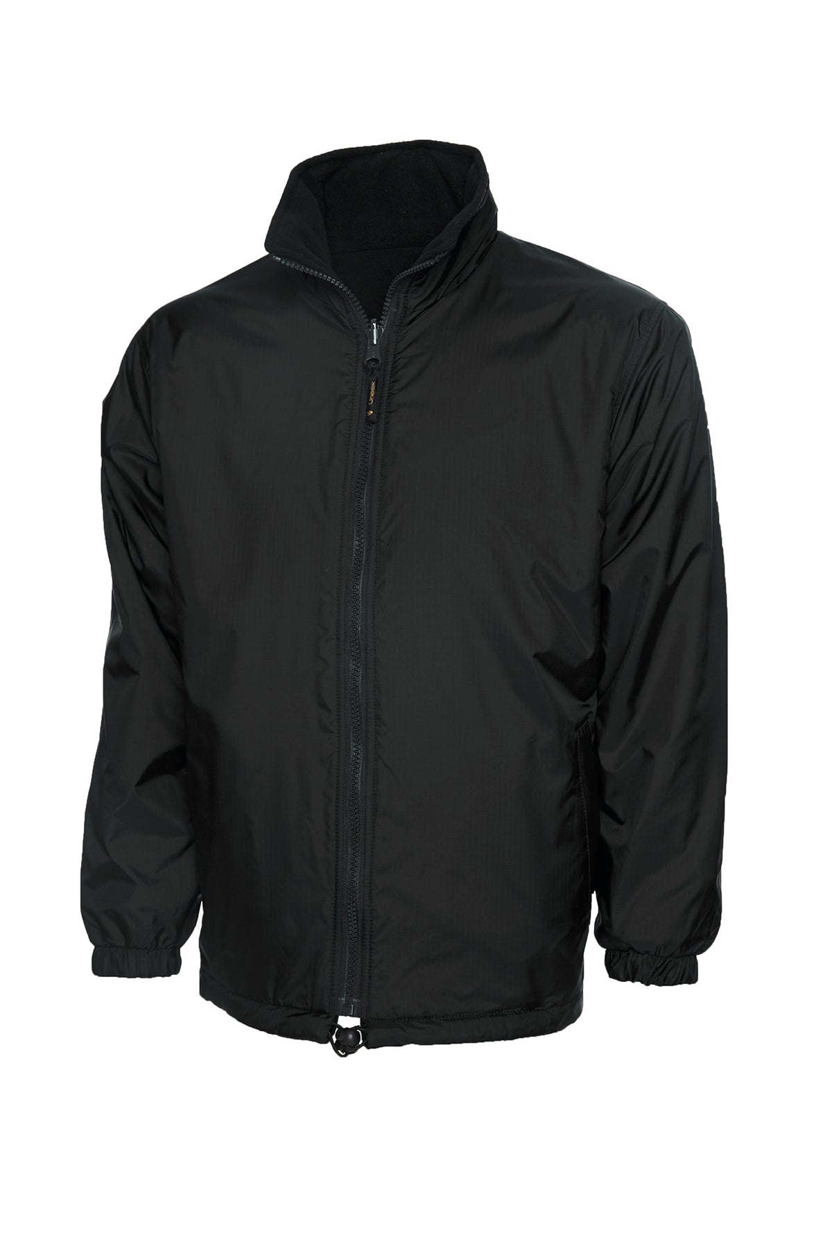 Uneek UC605 reversible fleece jacket – Black