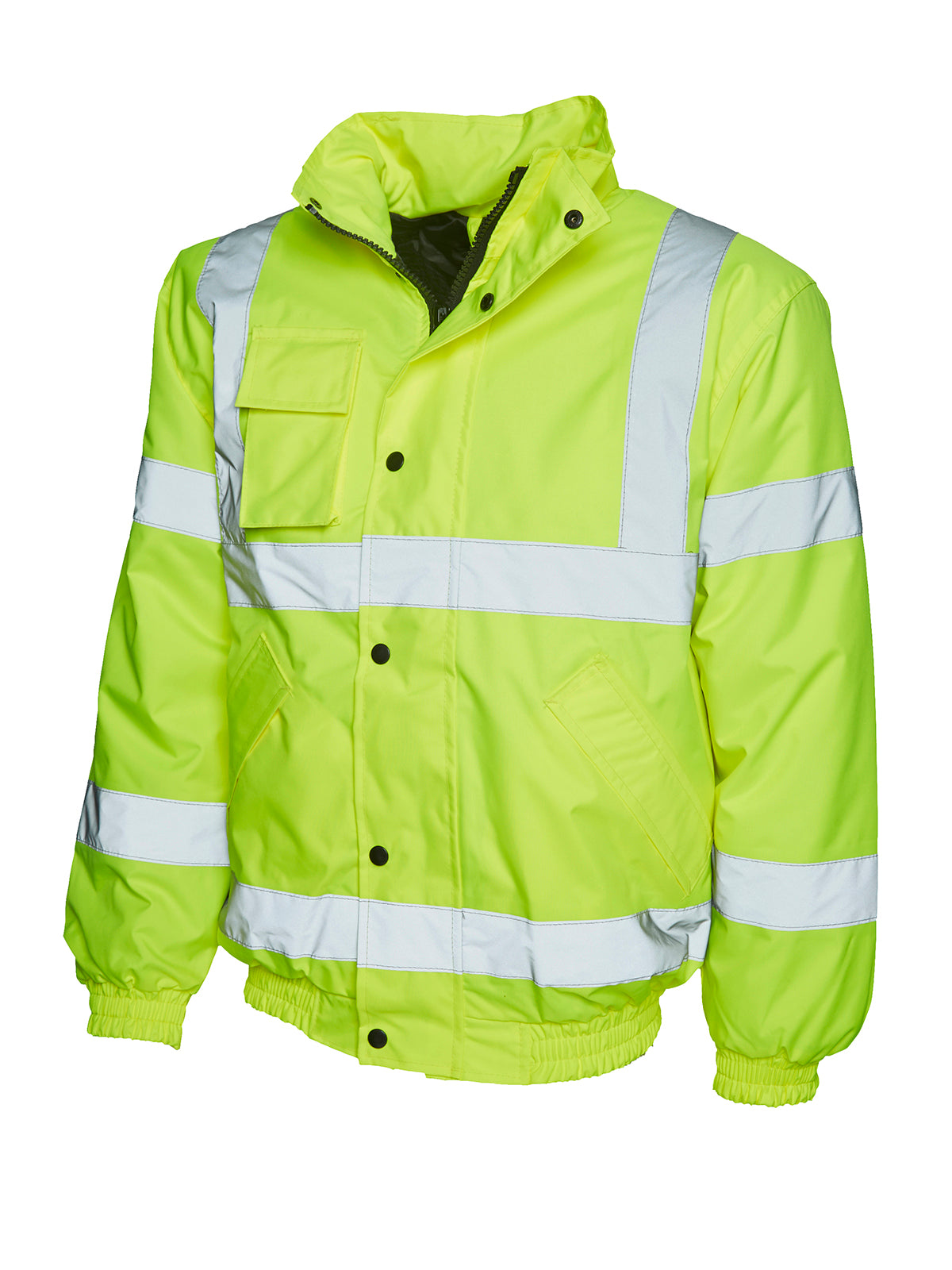 High-Visibility-Bomber-Jacket - Yellow