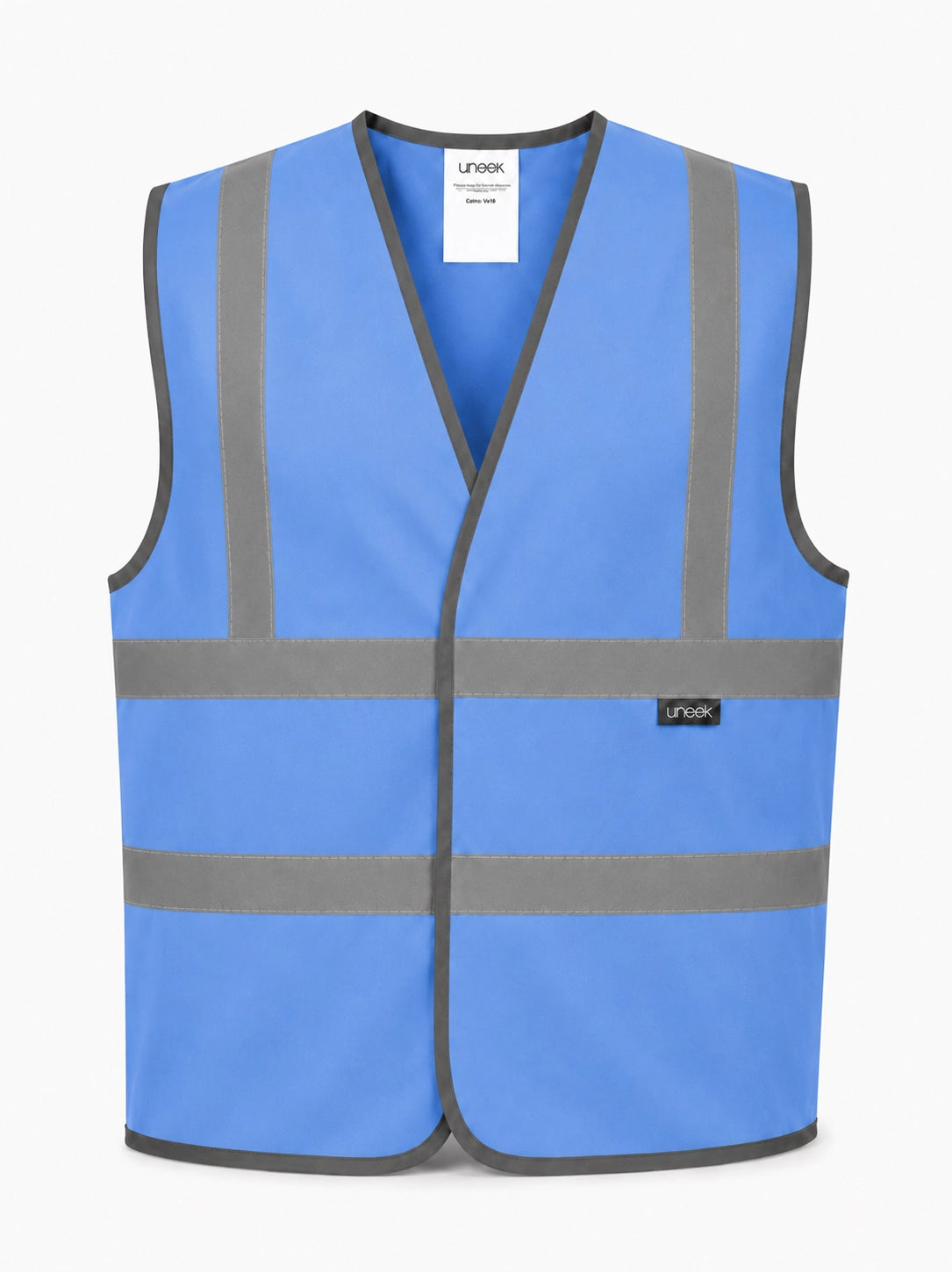 Childrens-Hi-Viz-Waist-Coat - Sky