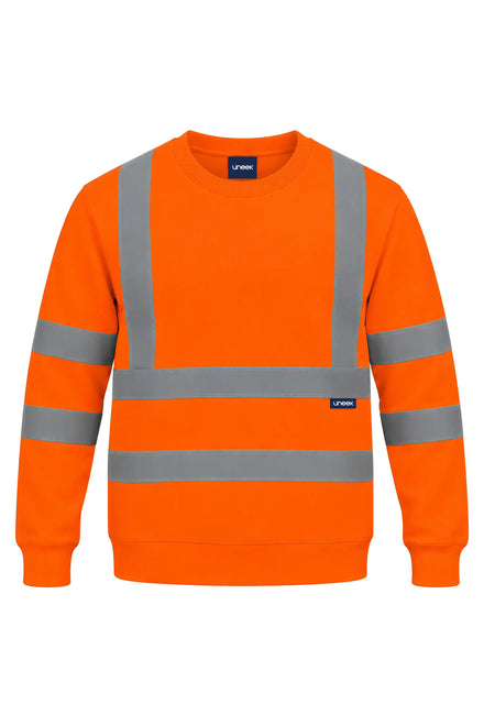 UC813 – Hi Vis Crew Neck Sweatshirt